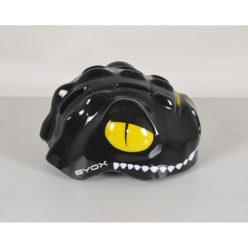 BYOX Biciklis sisak dino gyerek tarajos fekete