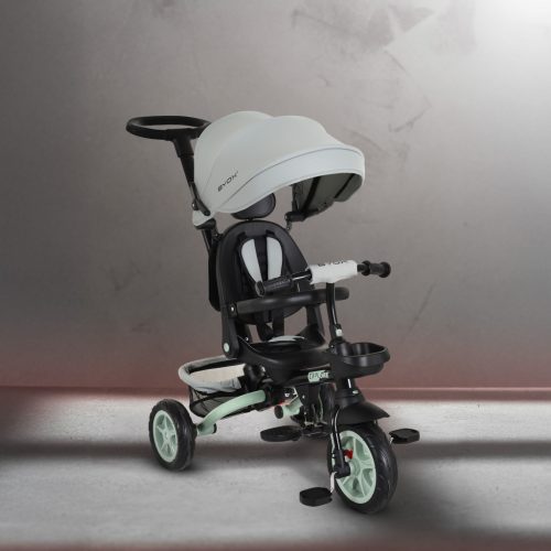 BYOX Explore tricikli összecsukható tolókaros zöld