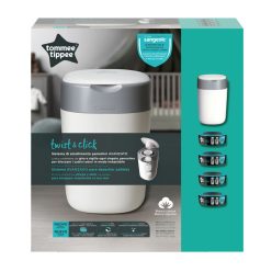  Tommee Tippee pelenkacsomagoló utántöltõ 4db,  pelenkatároló szemetessel Twist & Click