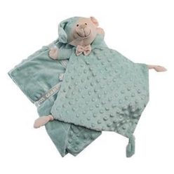   Gamberritos takaró - plüss buborékos anyagú 80x110cm plüss szundikendõvel maci zöld 10339