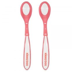 Kikkaboo Boo etetõkanál hõérzékelõs szilikon 2db pink