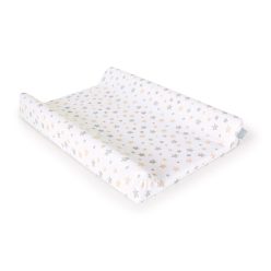   Ceba pelenkázólap huzat pamut (50x70-80) 2db/csomag sötétszürke sárga csillagos