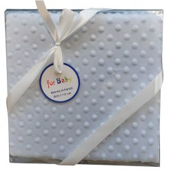   Gamberritos takaró plüss buborékos anyagú 80x110cm kék 9999