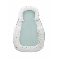   Kikkaboo babapozicionáló memóriahabos hypoallergén legurulás gátlós 60x40x8cm Menta háromszögek