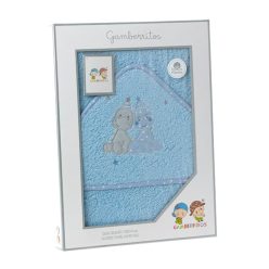   Gamberritos fürdõlepedõ - kapucnis 100x100cm dínók kék 10685