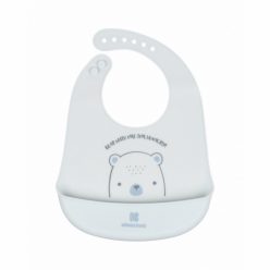 Kikkaboo elõke szilikon Bear with Me kék