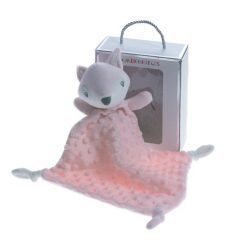   Gamberritos szundikendõ plüss buborékos anyagú rózsaszín róka 10770