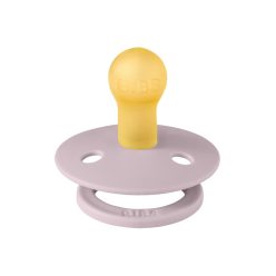   BIBS játszócumi - Colour natúr kaucsuk 6-18 hó hamvas lila 1 db tasakban