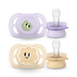   Philips AVENT játszócumi Ultra Start mintás 0-2hó lányos 2db
