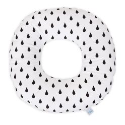 Ceba szülés utáni ülõpárna - Fánk csepp fekete-fehér