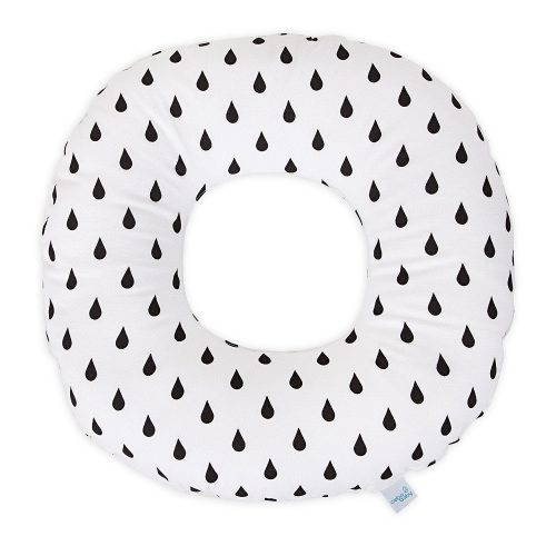 Ceba szülés utáni ülõpárna - Fánk csepp fekete-fehér