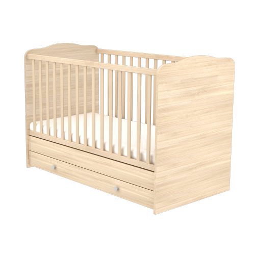 Timba Átalakítható ágyneműtartós gyermekágy borostyán 70*140