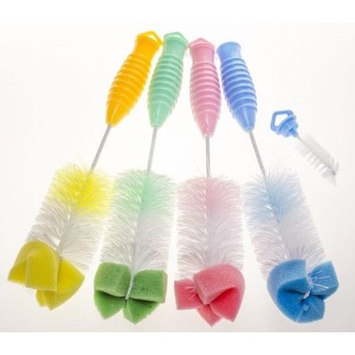 Cumisüveg tisztító kefe készlet szivacsos