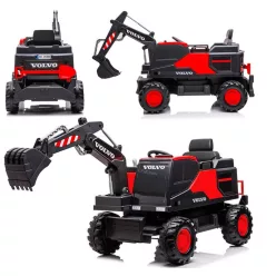   Volvo akkumulátoros kotrógép elektromosan mozgatható kanállal