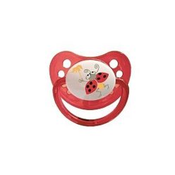   Baby Bruin ortodontikus szilikon játszócumi 2-es méret piros 