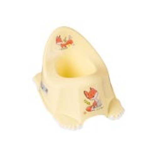 Csúszásgátlós rókás bili sárga, zenélő