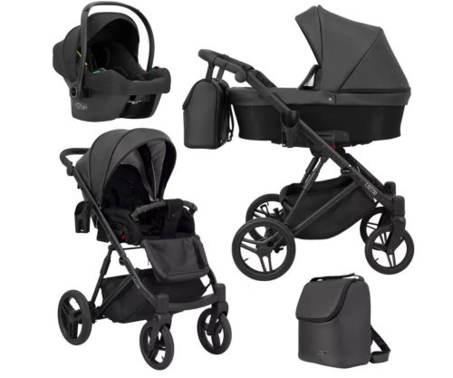 Kuner Lazzio 3:1 multifunkciós babakocsi Eco bőr grafit