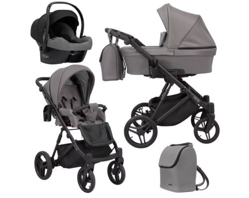 Kuner Lazzio 3:1 multifunkciós babakocsi Eco bőr grafit