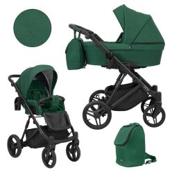 Kuner Lazzio 3:1 multifunkciós babakocsi Eco bőr fehér