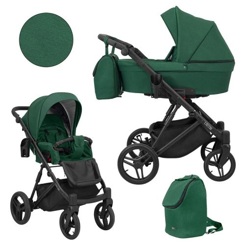 Kuner Lazzio 3:1 multifunkciós babakocsi Eco bőr fehér