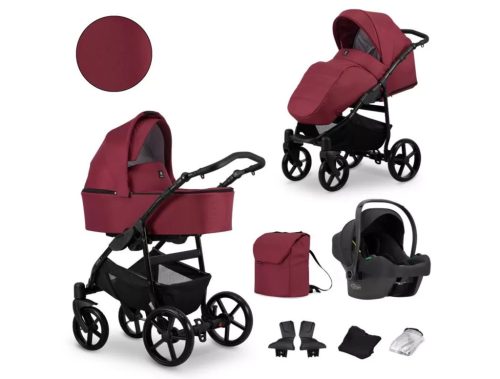 Kunert Mata 3:1 multifunkciós babakocsi Bordó