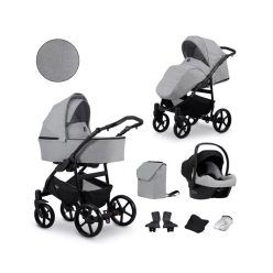 Kunert Mata 3:1 multifunkciós babakocsi Szürke