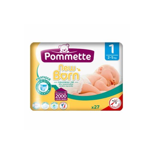 Pommette újszülött pelenka (1-es) 2 - 5 kg (27 db/cs)