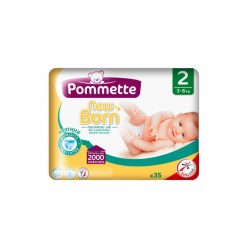 Pommette újszülött pelenka (2-es) 3 - 6 kg (35 db/cs)